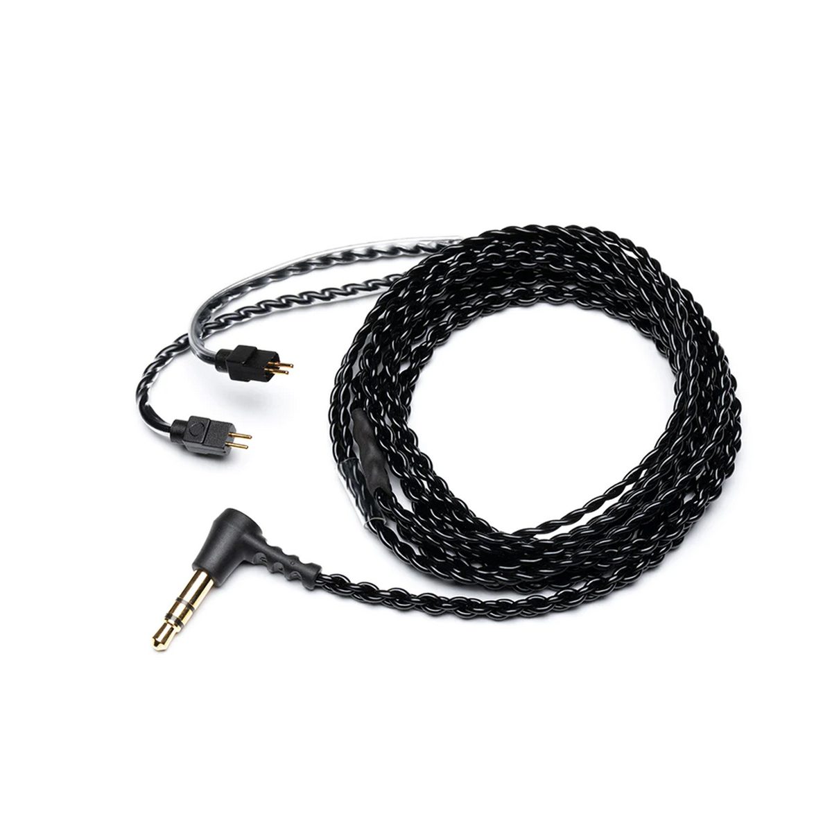 64 Cavo audio a 2 pin nero In Ear