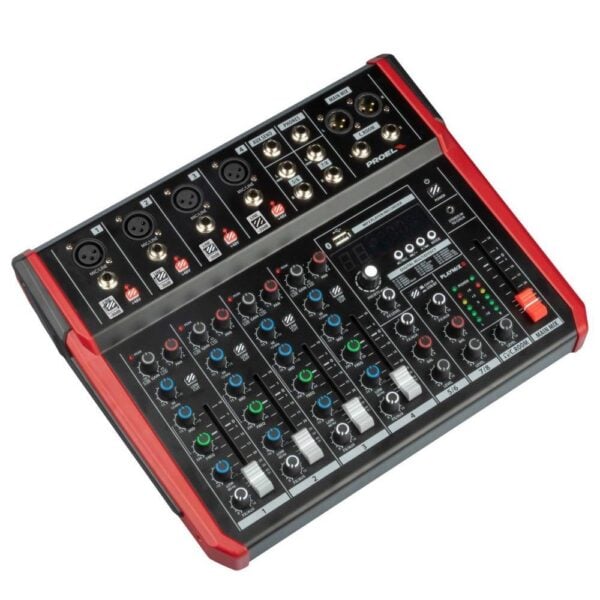 PROEL-8CH-Mixer Mischpult 4